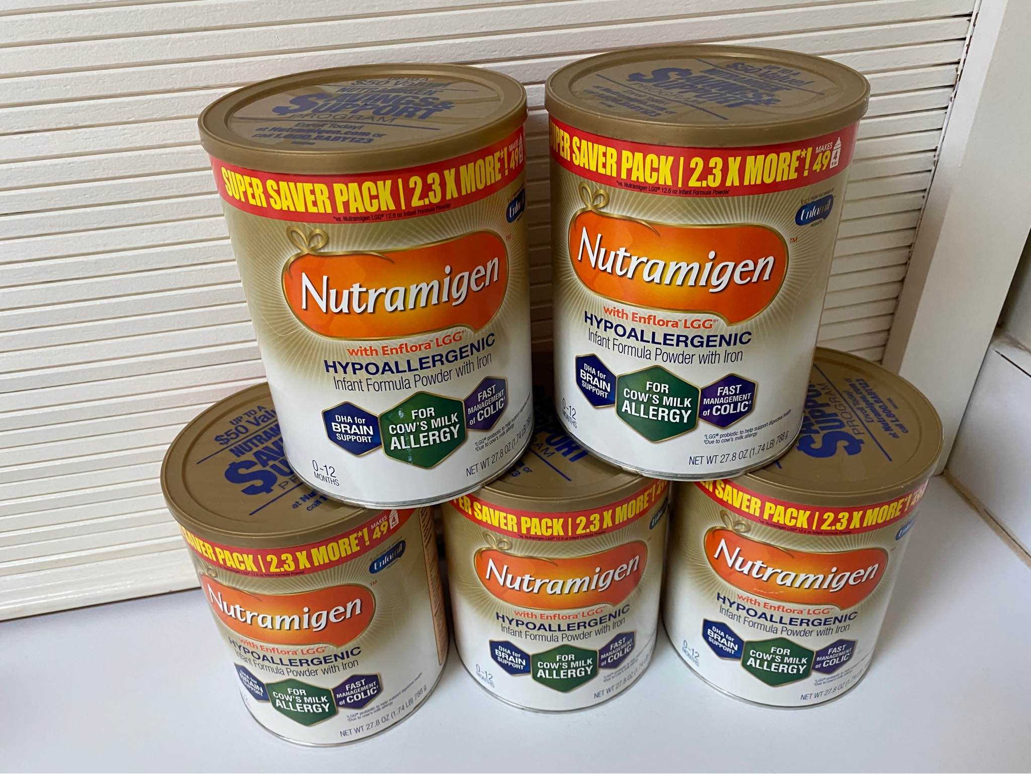 Enfamil Nutramigen Hypoallergenic &amp; Lactose Free Formula with Enflora LGG
