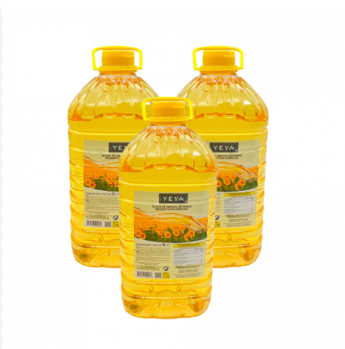 Organic Refined Sunflower Seed Oil for Cooking Quality Vegetable Oil in Plastic Bottle for Food Use