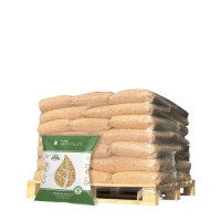 15kg Bags packaging Pine/Beech Wood Pellets (Din plus / EN plus Wood Pellets A1 ) ready for export Netherlands